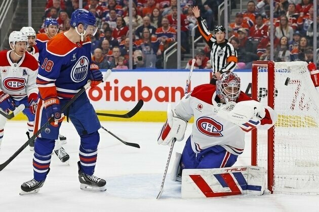 Evan Bouchard's OT goal carries Oilers over Canadiens