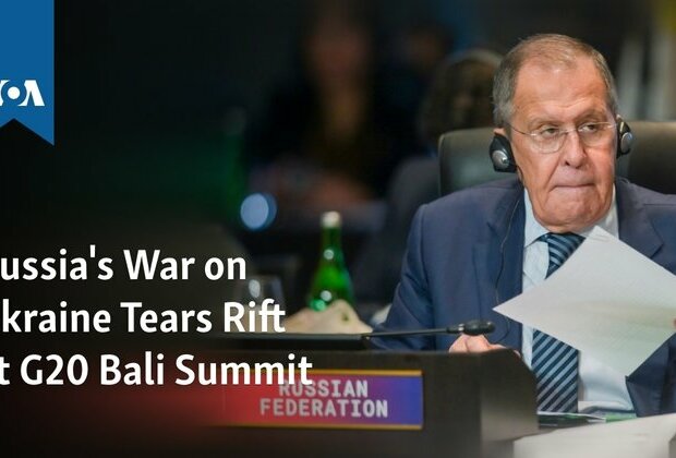 Russia&#039;s War on Ukraine Tears Rift at G20 Bali Summit