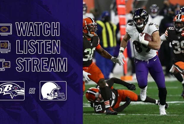 How to Watch, Listen, Live Stream Ravens vs. Browns