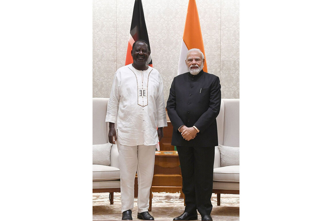 "Towering statesman, cherished friend of India": Prime Minister Narendra Modi condoles the demise of Former Kenyan PM Raila Odinga