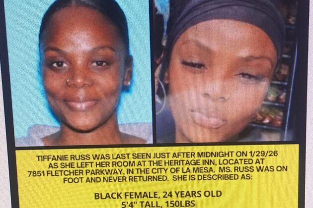 La Mesa police- Missing 24-year-old woman located