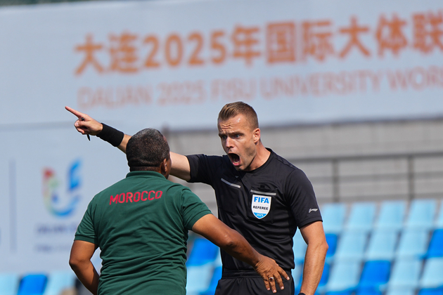 (SP)CHINA-DALIAN-FOOTBALL-FISU UNIVERSITY WORLD CUP-MEN'S BRONZE MEDAL MATCH (CN)