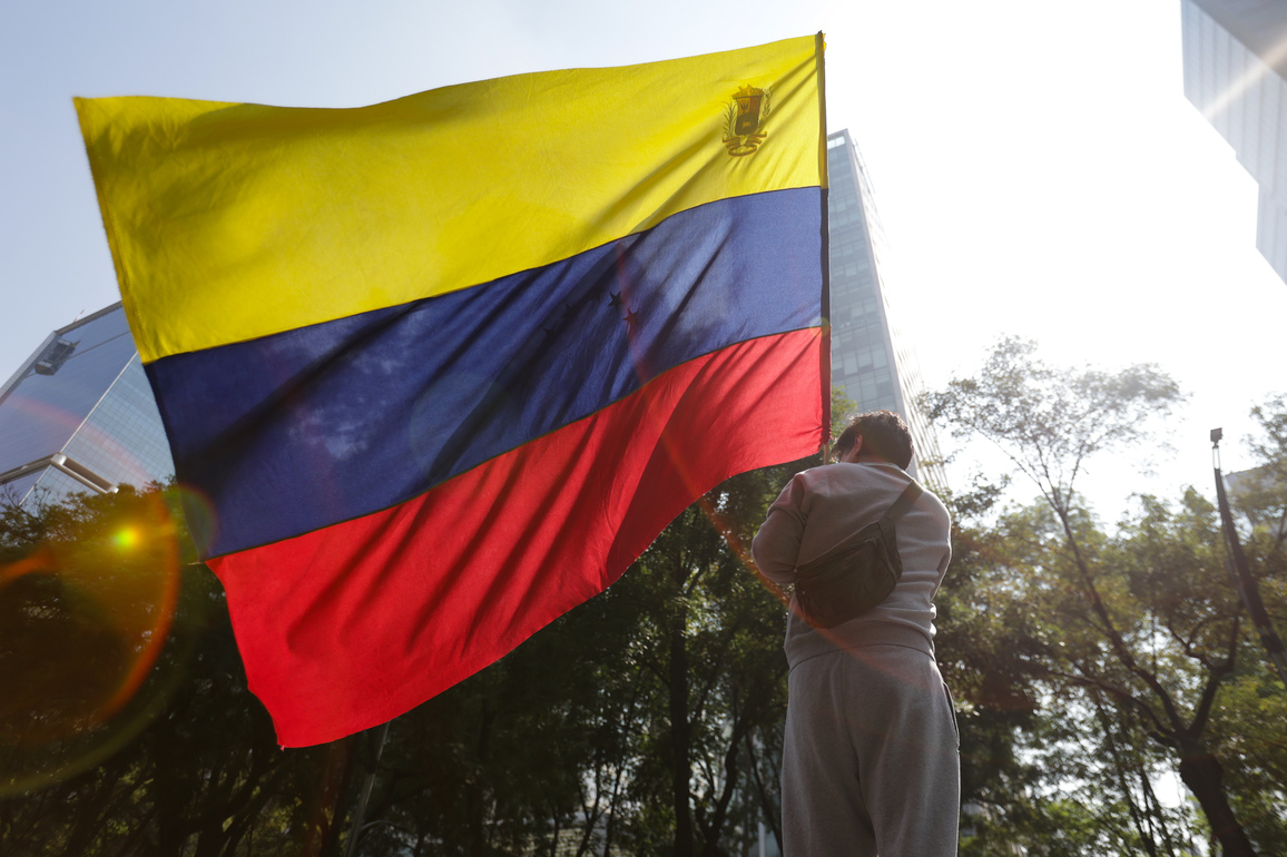 MEXICO-MEXICO CITY-U.S.-VENEZUELA-PROTEST