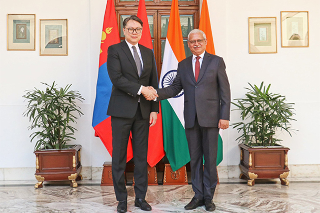 India, Mongolia review bilateral ties; agree to strengthen strategic partnership