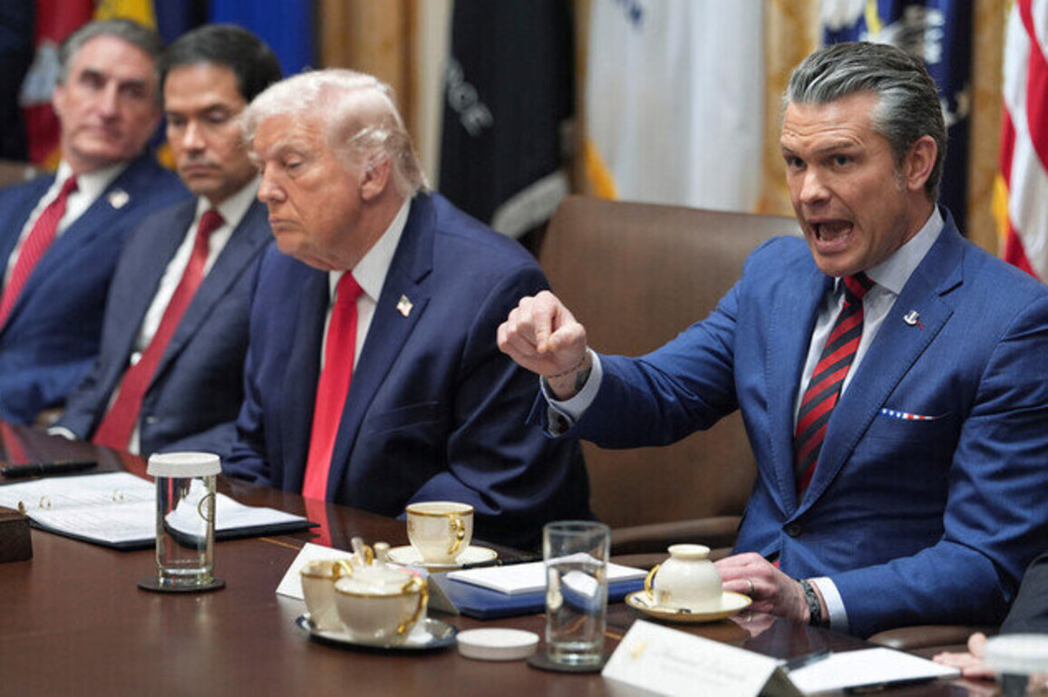 US military ready for action against Iran  Secretary of War