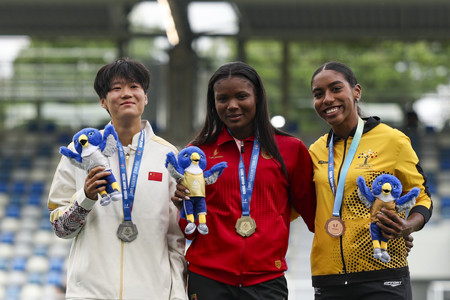 (SP)GERMANY-BOCHUM-RHINE-RUHR 2025-FISU WORLD UNIVERSITY GAMES-ATHLETICS-AWARDING CEREMONY