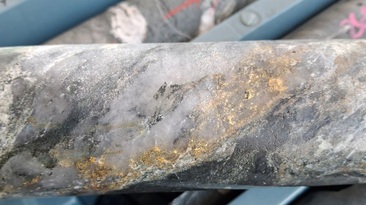 Visible gold from Burbanks