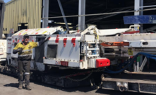  Sumping machine at Bounty Mining's Cook colliery in Queensland.