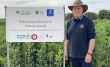  Professor Timothy Reeves spoke at a drought hub meeting at Dookie, Victoria, last week. Image courtesy University of Melbourne.