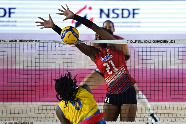 (SP)THAILAND-CHIANG MAI-VOLLEYBALL-WOMEN'S WORLD CHAMPIONSHIP-COLOMBIA VS DOMINICAN REPUBLIC