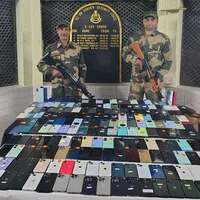 Tripura: BSF troops recover 187 mobile phones worth Rs 42 lakh