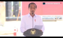  Indonesia president Joko Widodo at the groundbreaking ceremony for the new PT-FI smelter and refinery