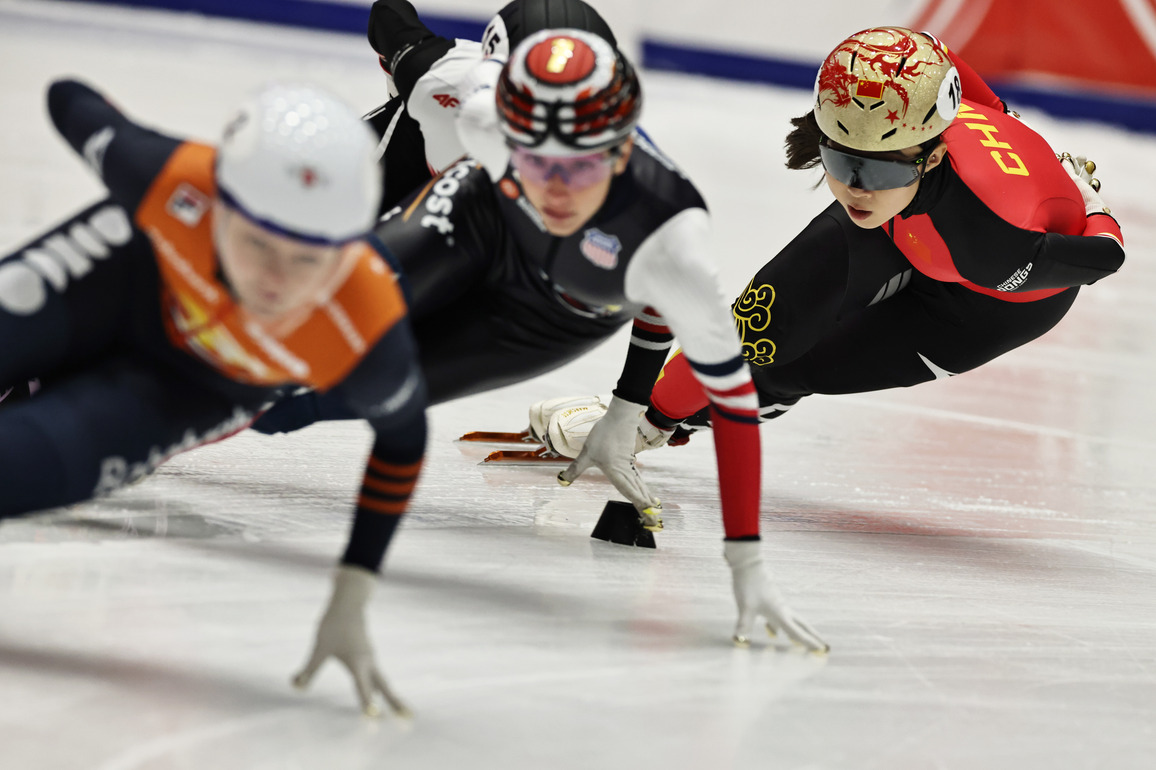 (SP)POLAND-GDANSK-SHORT TRACK SPEED SKATING-ISU WORLD TOUR-WOMEN'S 3000M RELAY