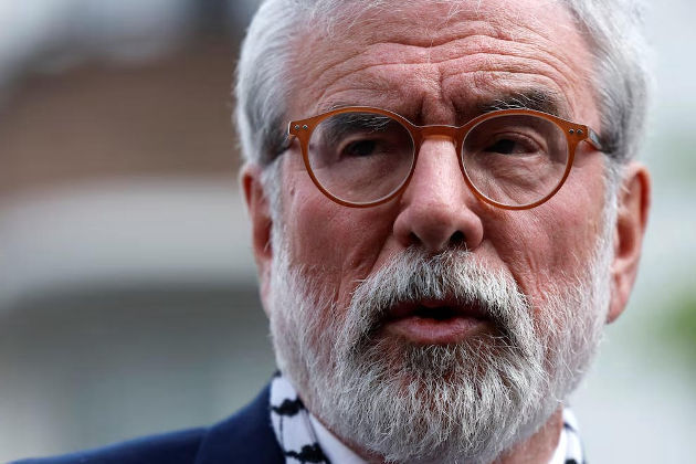 Northern Ireland’s Gerry Adams being sued in UK over IRA bombings
