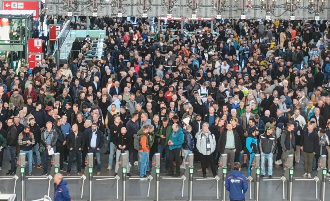 Early reports suggest record numbers of visitor to this year's bauma event in Munich, Germany