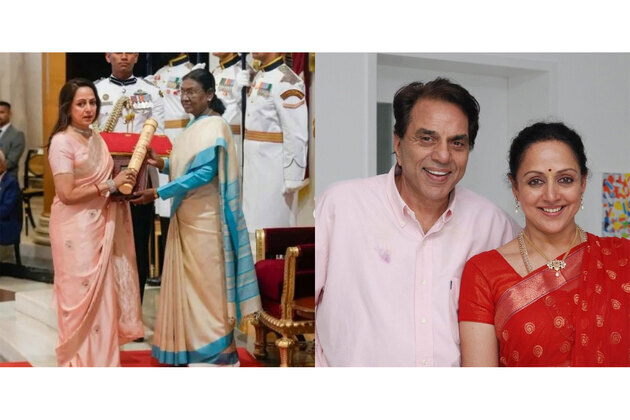 "Tears welled up..." : Hema Malini recalls feeling Dharmendra's "warm presence" while receiving Padma Vibhushan on his behalf