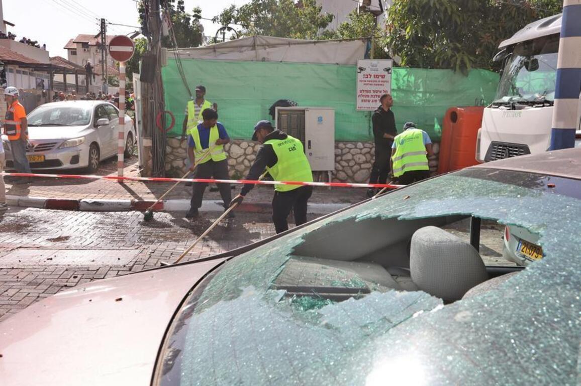 Mideast in Pictures: Home in C. Israel damaged in Iranian missile attack