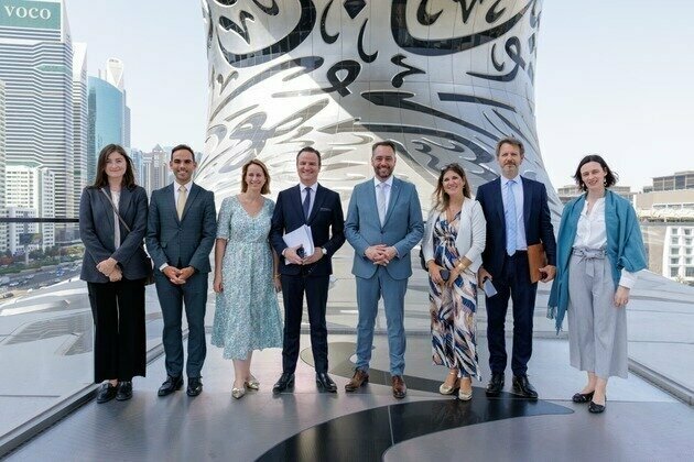 Belgium's Minister of Foreign Affairs visits Museum of the Future