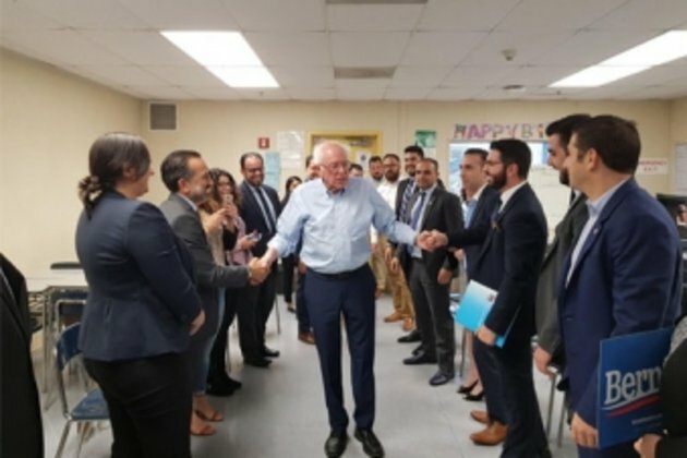 Armenian community meet with Senator Bernie Sanders