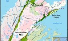 Anaconda Mining’s Point Rousse mine is north of Maritime’s Green Bay project