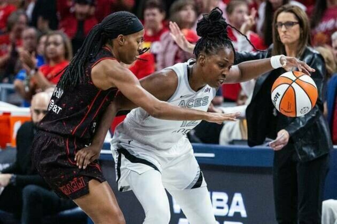 Jackie Young, Aces pull away for 2-1 edge over Fever