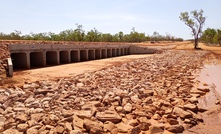  Mine Access Road - culvert installation