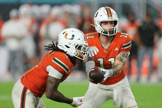 Miami rises to No. 2, Oklahoma enters top 10 in AP poll