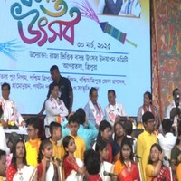 Tripura CM Manik Saha attends state-level Basanta Utsav in Agartala