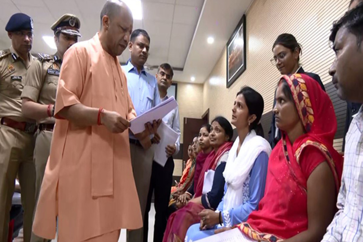 Uttar Pradesh: CM Yogi holds 'Janata Darshan' in Varanasi; addresses grievances of over 100 Kashi residents