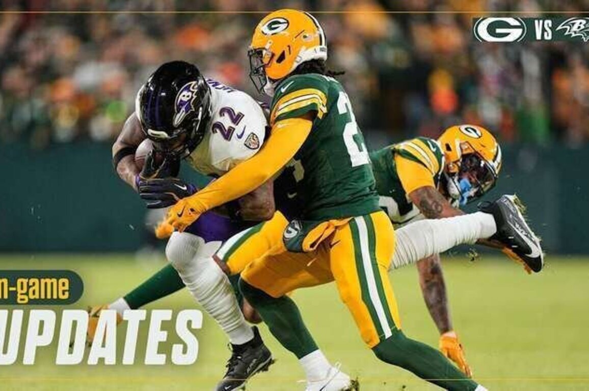 Packers and Ravens tied at 7 after first quarter
