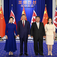 DPRK-PYONGYANG-CHINA-XI JINPING-KIM JONG UN-WELCOME BANQUET