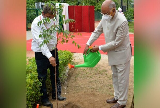 President Kovind celebrates 'Van Mahotsav'