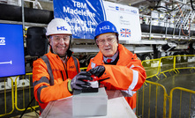 HS2 CEO Mark Wild and Minister for Rail signal start of HS2 tunnelling to Euston