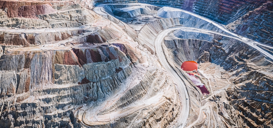 The Santa Rita copper mine in Mexico