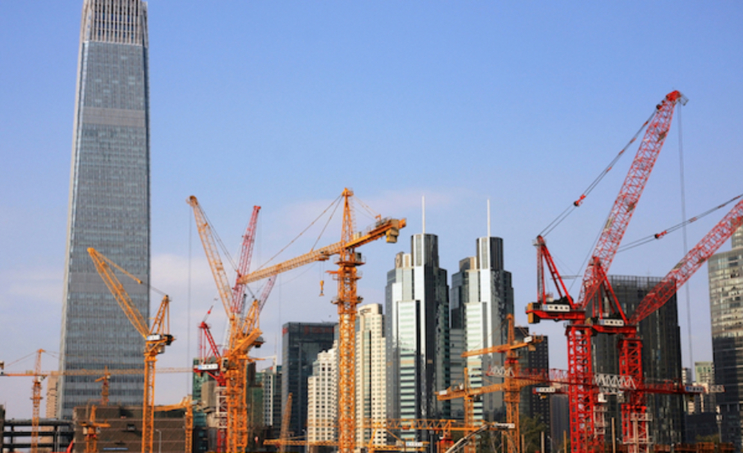 Construção civil na China setor imobiliário