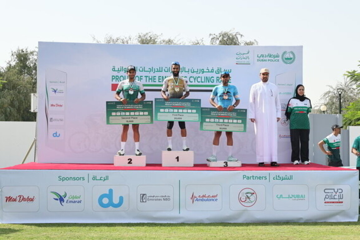 Dubai Police crown winners of 60km 'Proud of UAE' cycling race