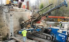  UMA used duplex drilling to advance both casing and drill steel into each hole simultaneously to keep them from collapsing at a ground anchoring project in the Winston-Salem area