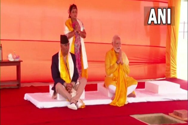 PM Modi lays foundation of Buddhist cultural centre in Lumbini