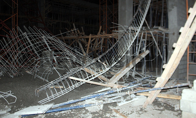 Two injured as foam works design collapses in Moroto Two injured as foam works design collapses in Moroto