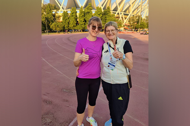 German team prepares for Para Athletics Grand Prix; Coach Peters calls stadium 'Impressive'