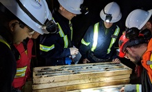  Viewing core underground at Skeena Resources’ Snip project in BC