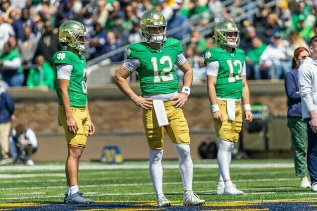 Notre Dame hands keys to untested QB CJ Carr