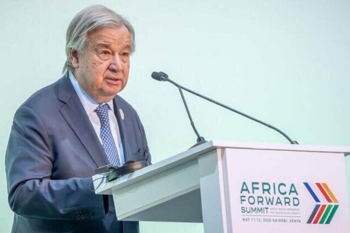 Guterres highlights Africa's leadership in speech to summit in Nairobi