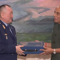Rajnath Singh holds bilateral talks with Kazakhstan's Defence Minister on SCO sidelines in Bishkek