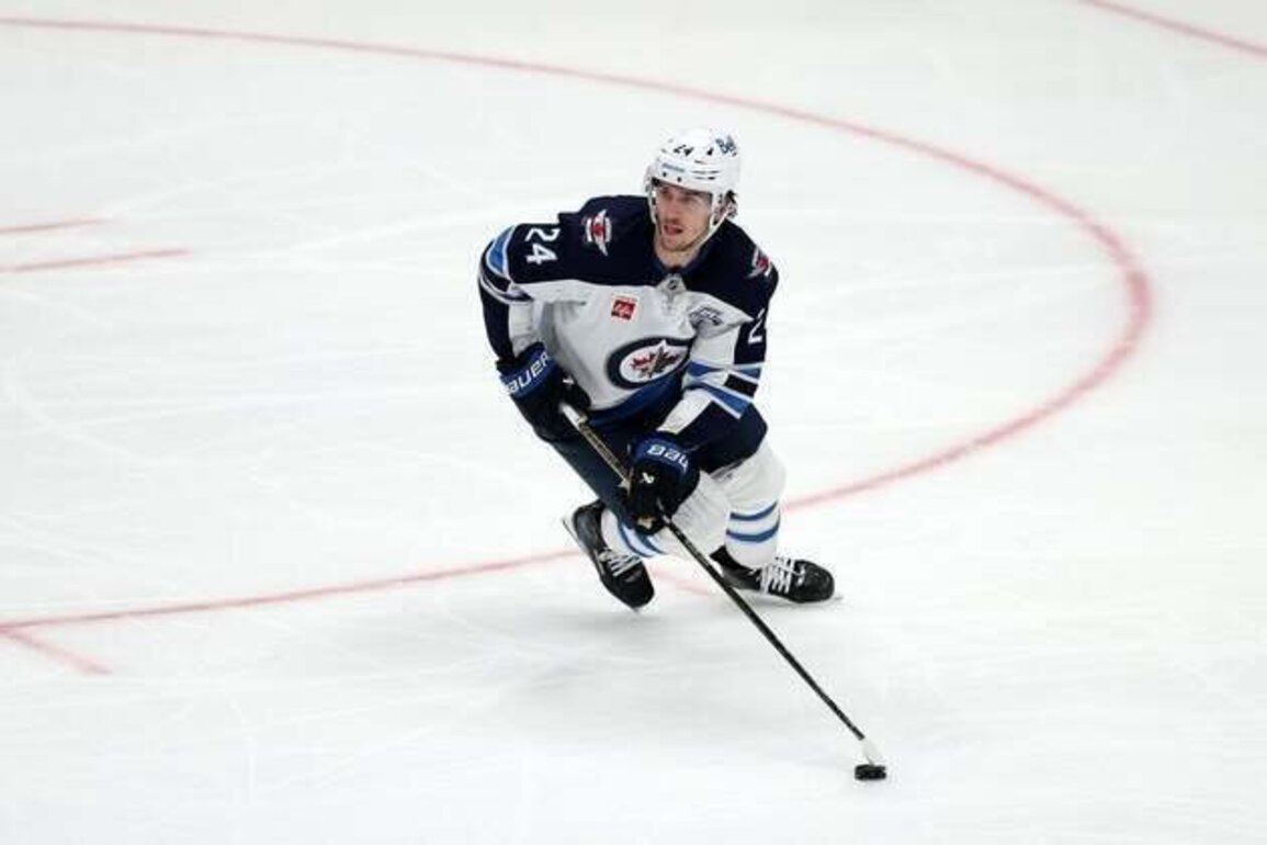 Jets D Haydn Fleury stretchered off after brutal crash into boards