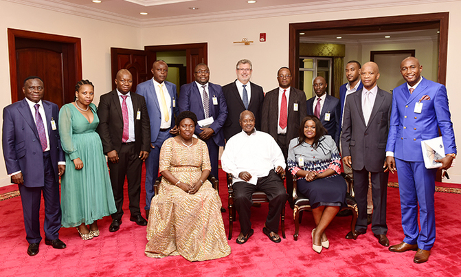 Museveni discusses energy sector with South African delegation Museveni discusses energy sector with South African delegation