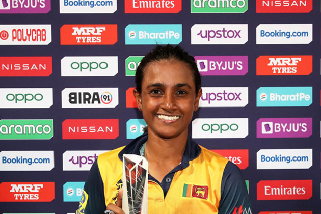 Sri Lankan batters Harshitha and Nilakshika soar in ICC Women's ODI Rankings