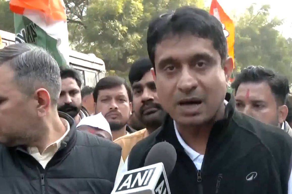 Indian Youth Congress holds protest at Jantar Mantar against "vote chori"