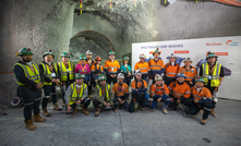  Workers underground at Oyu Tolgoi