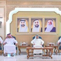 Ajman Ruler, Crown Prince continue receiving Ramadan well-wishers